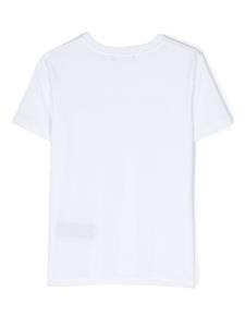 balmainkids Balmain Kids T-shirt verfraaid met studs - Wit