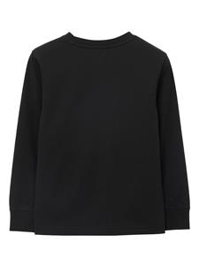 burberrykids Burberry Kids Katoenen T-shirt - Zwart