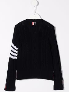 thombrownekids Thom Browne Kids Kabelgebreid vest - Blauw