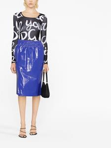 tomford TOM FORD Glanzende maxi-rok - Blauw