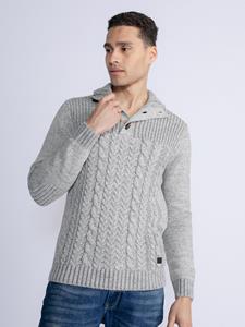 Trui Petrol Industries MEN KNITWEAR COLLAR