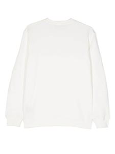 Balmain Kids Sweater met logoprint - Wit