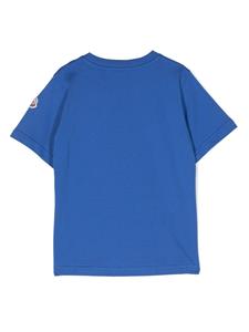 monclerenfant Moncler Enfant T-shirt met logoprint - Blauw