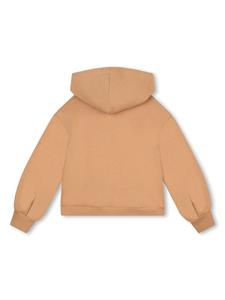 chloékids Chloé Kids Katoenen hoodie - Bruin