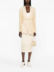 jilsander Jil Sander Ribgebreide midi-rok - Beige