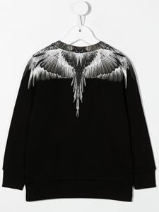 marceloburloncountyofmilankids Marcelo Burlon County Of Milan Kids Sweater met vleugelprint - Zwart
