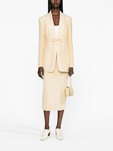 Jil Sander Ribgebreide rok - Beige