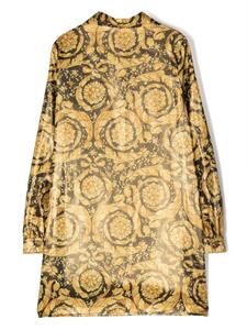 versacekids Versace Kids Blousejurk met barokprint - Goud