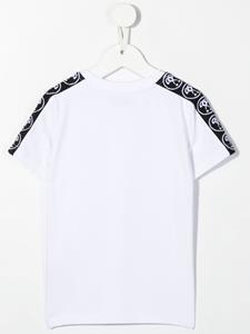 moschinokids Moschino Kids T-shirt met logoprint - Wit