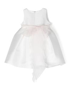 Mimilù Jurk met bloemenpatch - Wit
