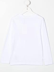 calvinkleinkids Calvin Klein Kids T-shirt met logoprint - Wit