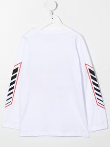 stellamccartneykids Stella McCartney Kids T-shirt met grafische print - Wit