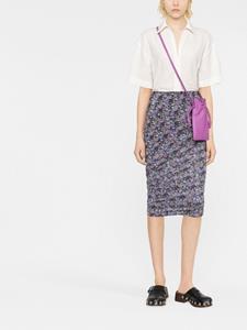 ISABEL MARANT Rok met bloemenprint - Paars