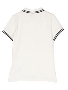 Poloshirt met logopatch - Wit