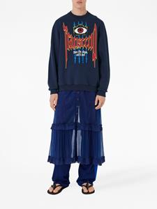 Burberry Sweater met print - Blauw