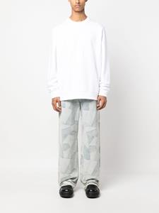 Burberry Sweater van biologisch katoen met logo-reliëf - Wit