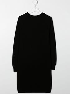 balmainkids Balmain Kids Sweater met logoprint - Zwart