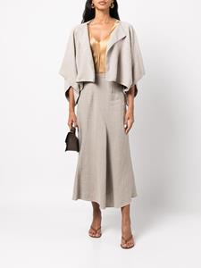 VOZ Cropped bolero - Grijs