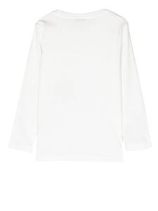 ilgufo Il Gufo T-shirt met borduurwerk - Wit