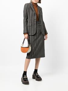 lorenaantoniazzi Lorena Antoniazzi Geruite midi-rok - Grijs