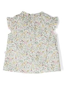 ilgufo Il Gufo Blouse met bloemenprint - Wit