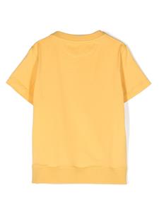 brunellocucinellikids Brunello Cucinelli Kids T-shirt met ronde hals - Geel