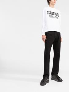 DSQUARED2 Sweater met logoprint - Wit