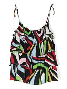 puccijunior PUCCI Junior Top met ruches - Zwart