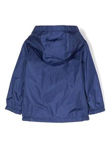 monclerenfant Moncler Enfant Regenjack met logoprint - Blauw
