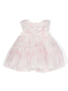 Monnalisa Jurk met bloemenprint - Roze