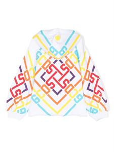 gcdskids Gcds Kids Hoodie met logoprint - Wit