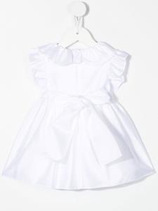 littlebear Little Bear Jurk met ruche afwerking - Wit