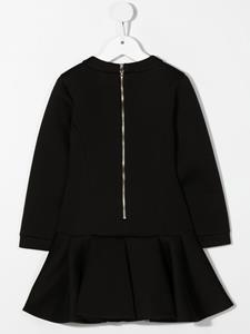 balmainkids Balmain Kids Jurk met ronde hals - Zwart