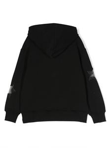 msgmkids MSGM Kids Katoenen hoodie - Zwart