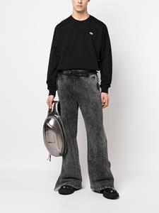 Diesel S-Rob-Doval-PJ katoenen sweater - Zwart