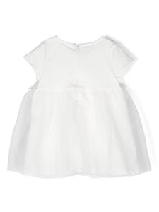 missblumarine Miss Blumarine Jurk met ruches - Wit