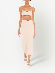 miumiu Miu Miu High waist rok - Beige