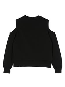 msgmkids MSGM Kids Sweater met logoprint - Zwart