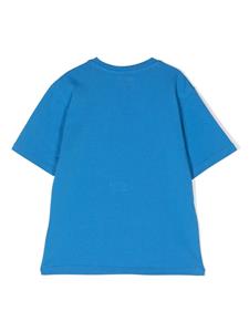woolrichkids Woolrich Kids T-shirt met logoprint - Blauw