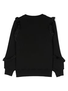 MSGM Kids Sweater met geborduurd logo - Zwart