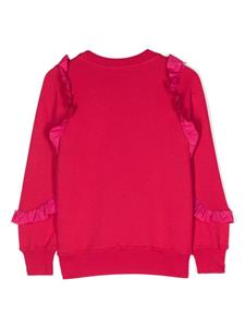 msgmkids MSGM Kids Sweater met logoprint - Roze
