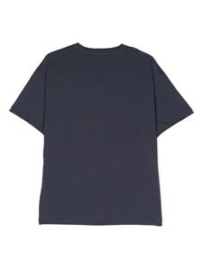 Balmain Kids T-shirt met logoprint - Blauw