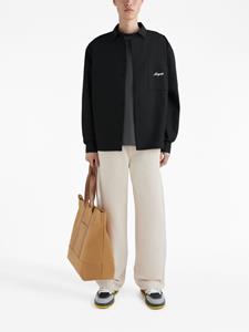 axelarigato Axel Arigato Shirtjack met logoprint - Zwart