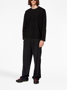 Diesel S-Macsis-Od katoenen sweater - Zwart
