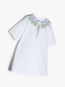 marceloburloncountyofmilankids Marcelo Burlon County Of Milan Kids T-shirt met vleugelprint - Wit