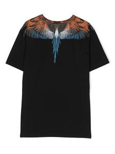 marceloburloncountyofmilankids Marcelo Burlon County Of Milan Kids T-shirt met print - Zwart