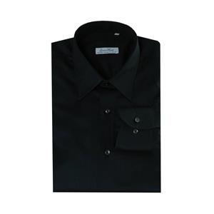 Enrico Monti Monti zwart overhemd Aliseo SLIM FIT