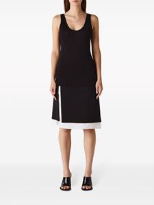 peterdo Peter Do Poloshirt met contrasterende rand - Zwart
