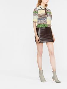 eckhauslatta Eckhaus Latta High waist mini-rok - Bruin