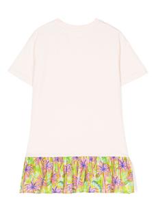 Palm Angels Kids Jurk met print - Roze